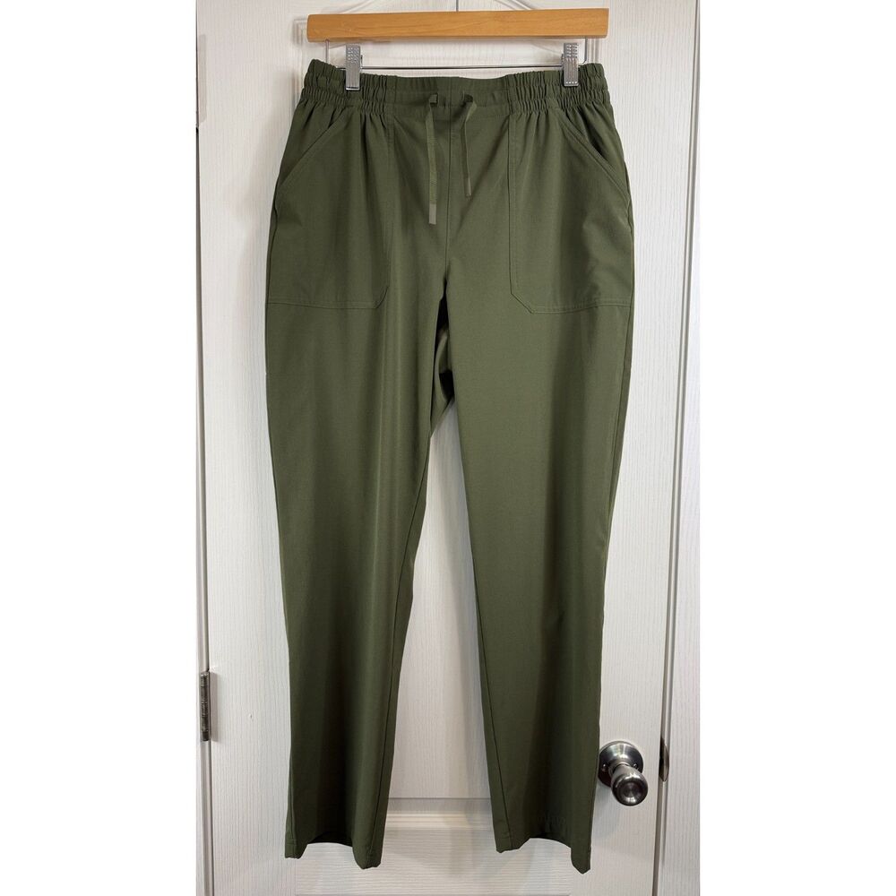 Orvis Women's Drawstring Explorer All-Around Ankle Pants Tarragon Green Size 10